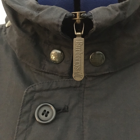 🎉🔥Host Pick! Burberrys Mens Hooded Jacket Vintage 40R - Picture 5 of 16